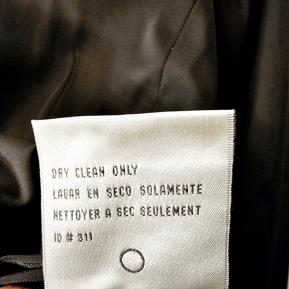 🛑 NWT Nine West Womens Black Cotton/Poly Blend Empire Waist Jacket Coat Med - Picture 9 of 9